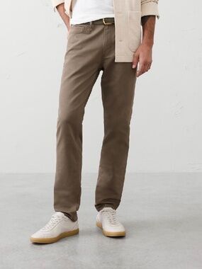 Banana Republic Travel Jeans in Moss Grey 36x32